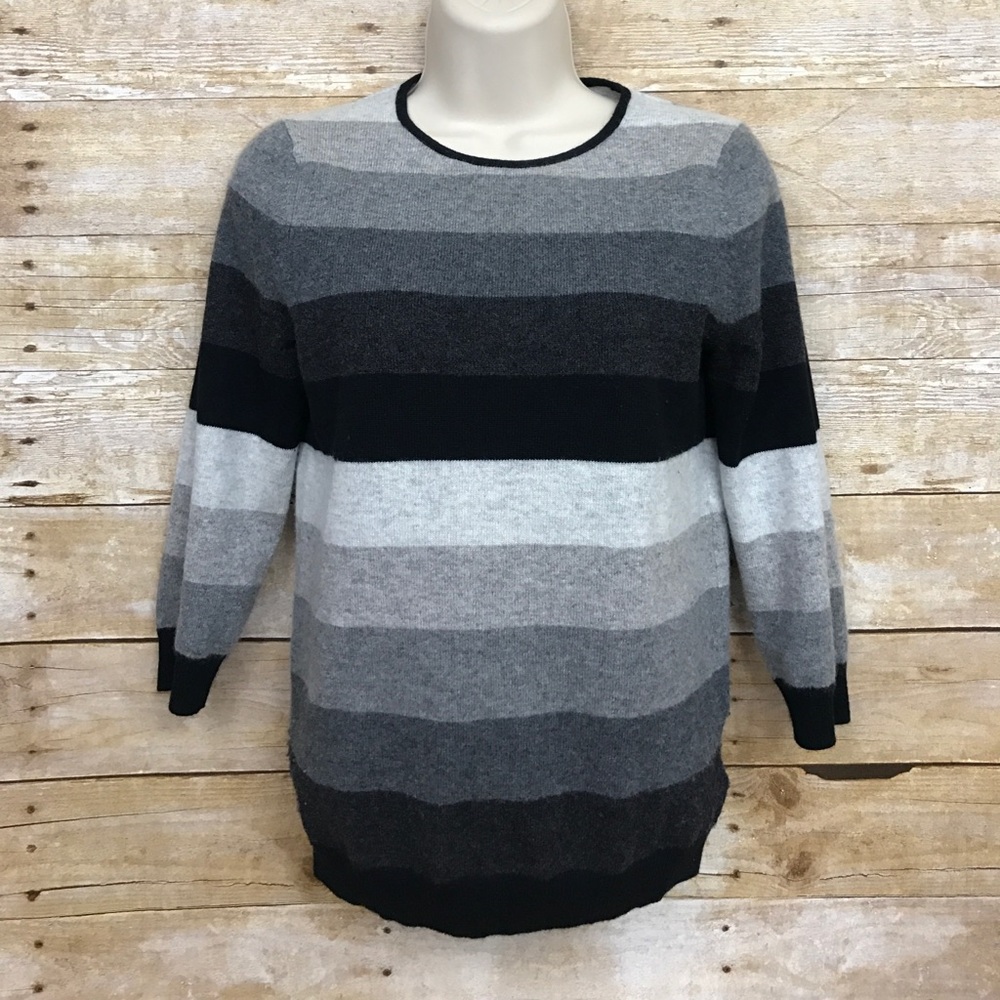 Sutton Studio Cashmere Sweater Size XS Striped
